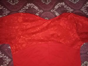 Red blouse