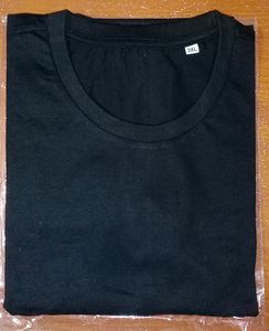 💥New Men's Premium Solid Cotton Black T-shirt