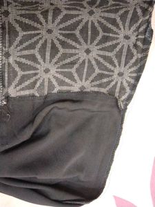 libas black Elegant Printed Kurta