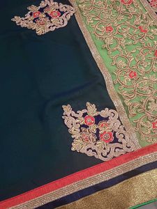 Like New Heavy 😍Saree With Blouse