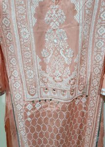 Peach Shine W Festive Kurta