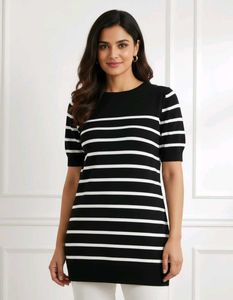 Striped Knit Top