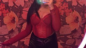 Sheer Lace Corset Top