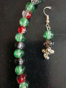 Beaded Necklace, Bracelet &amp; Earring Set