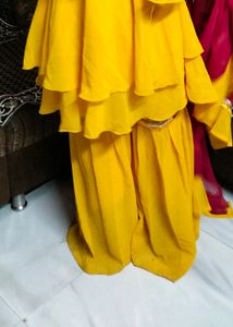 Very Beautiful ❤️ Sharara Set For Haldi Ceremony