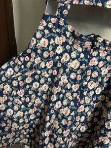 Floral Print Crop Top &amp; Skirt Set