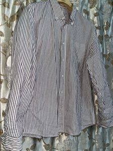 MANGO MAN Men's Striped Shirt