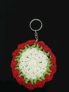 SALE!!!♥️Handmade Crochet Flower Keychain