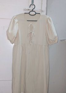 Cute Puff Sleeve Mini Dress