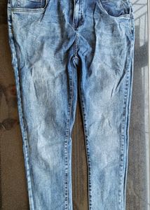 Max 34 Size Blue High Waist Jeans.