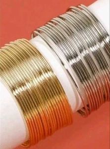 silver &amp; golden bangles