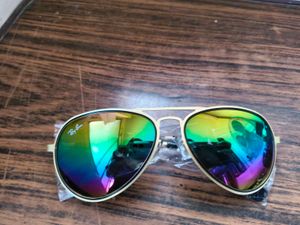 Ray-Ban Rainbow Aviators Sunglasses With Free Box