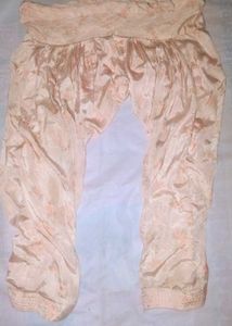 Sheer Floral Print Palazzo Pants