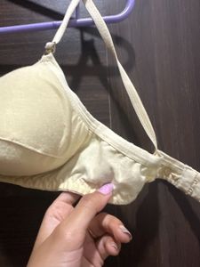 Light Yellow Bra Cotton