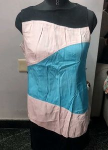 Color Block Sleeveless Dress