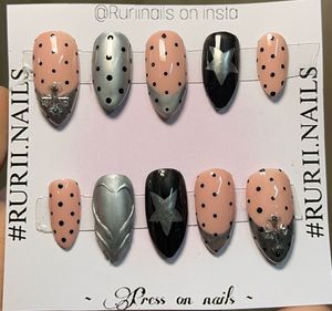 Combo press on nails