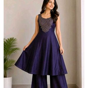 Elegant purple 💜 💜 Kurta Set