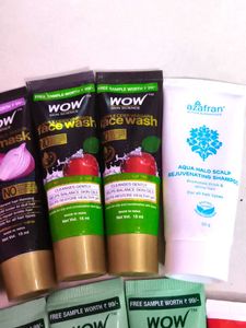 WOW Skincare &amp; Hair Care Samples Lot pack of 13