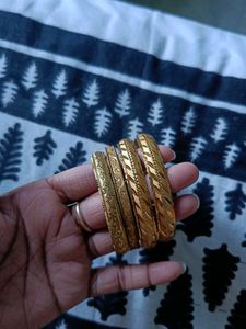 Golden Bangles (Set of 2)
