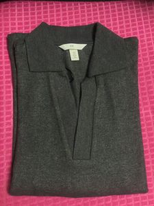 H&M Grey Long Sleeve Top