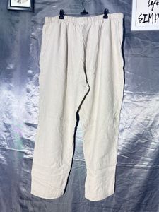 Comfortable Beige Linen Pants