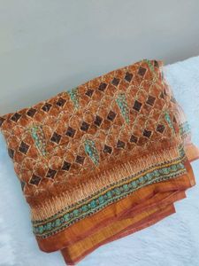 SYNTHETIC GEORGETTE SAREE