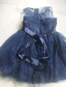 Sparkly Navy Blue Party Dress