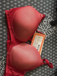 Red Padded Bra with Tag