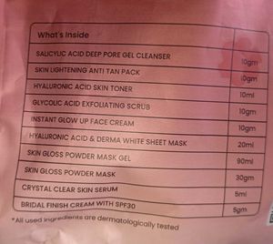 Avion Beauty Instant Glow Bridal Facial Kit