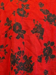 ALLEN SOLLY ORIGINAL -Classy Red- Floral Sweater