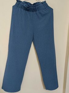 Comfy Blue Wide-Legged Pants