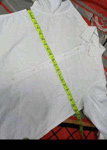 Men's Classic White Button-Down Shirt