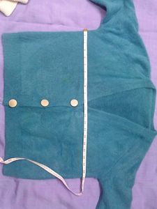 Teal Knit Cardigan