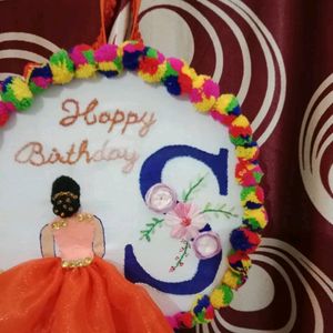 Birthday Gift Hand Embroidery Frame