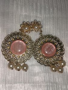 Golden Pearl Earrings