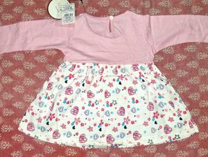 Cotton Cute Ice Cream Print Baby Dress