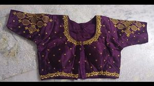 A Purple Readymade Blouse