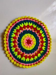 Handmade Crochet Mandala Coaster