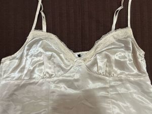 Satin Lace Trim Cami Top (Pack of 2)