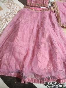 Elegant Pink Lehenga Choli Set