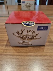 NEW IN BOX HOYYA CANDLE HOLDER GLASS VOTIVE