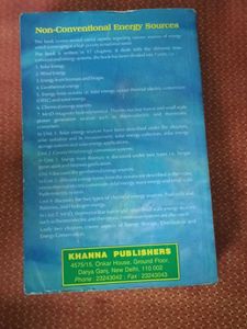 Non-Conventional Energy Sources Book