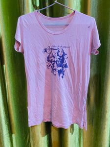 Pink Graphic Tee top