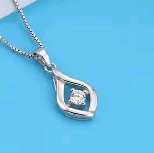 GIVA Sterling Silver Diamond Pendant