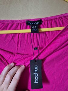 Boohoo Pink Tube Dress