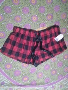 Cozy Plaid Pajama Shorts