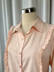 🚀🚀24Hrs EOS SALE🚀🚀Pink Ruffle Blouse