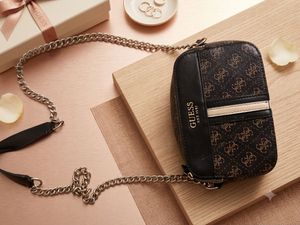 Guess Monogram Crossbody Bag