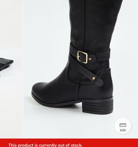 Classic Black Knee-High Boots