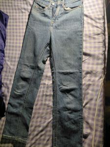H&amp;M Blue Denim Straight  fit Jeans